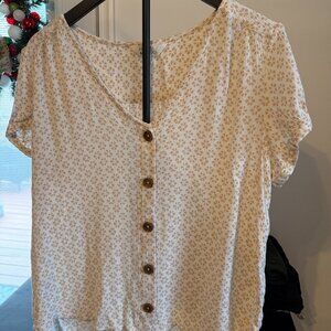 Market & Spruce Women’s Short Sleeve Casual Shirt – Size XL – Like New